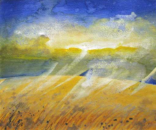 Anneliese Guttenberger - Wolken und Wiese