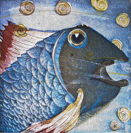 Vogelin und Fischerich, eine Erzählung von Stefan Schultz mit Illustrationen von Anneliese Guttenberger